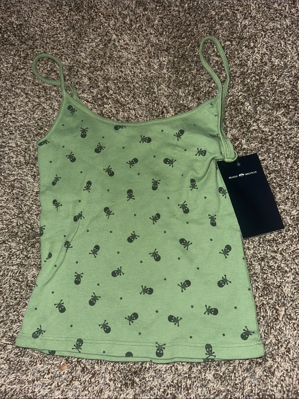 Brandy Melville skull tank
